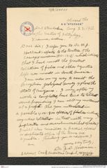Nachlass Franz Steindachner, Brief von J. D. Hosemann an Franz Steindachner (23.08.1912), Inv.Nr. 241.01, Seite 1